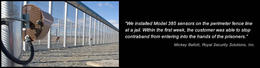 Model 385 Microwave Transceiver Southwest We Installed Model 385 Sensors On The Perimeter Fence Line At A Jail Within